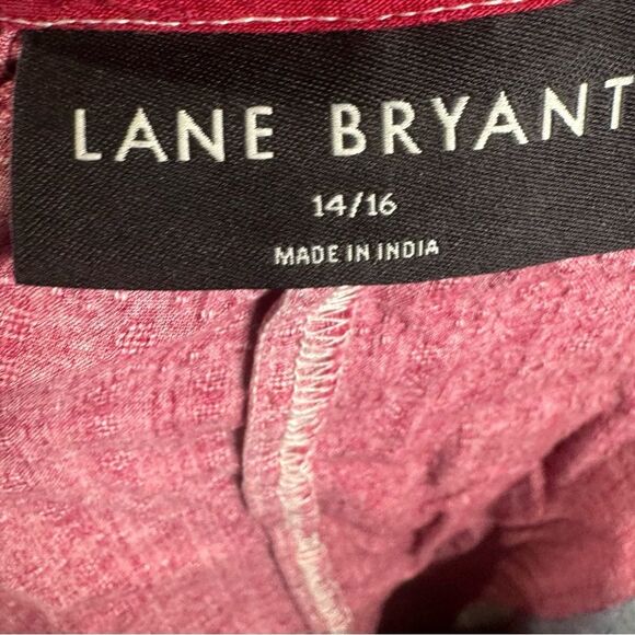 Lane Bryant bold stripes popover blouse top size 14/16 - Picture 8 of 9